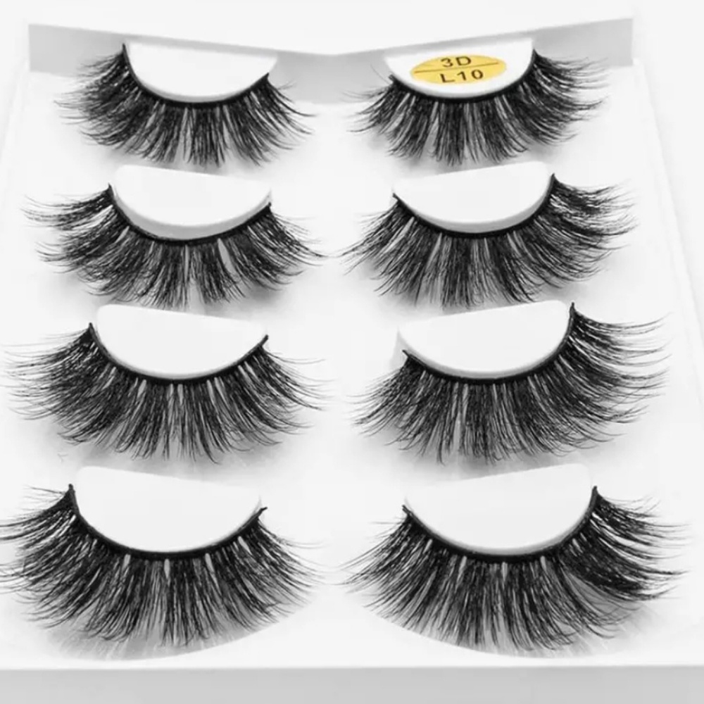 3D Wsp Mink Eyelashes Pack 4 Lashes
